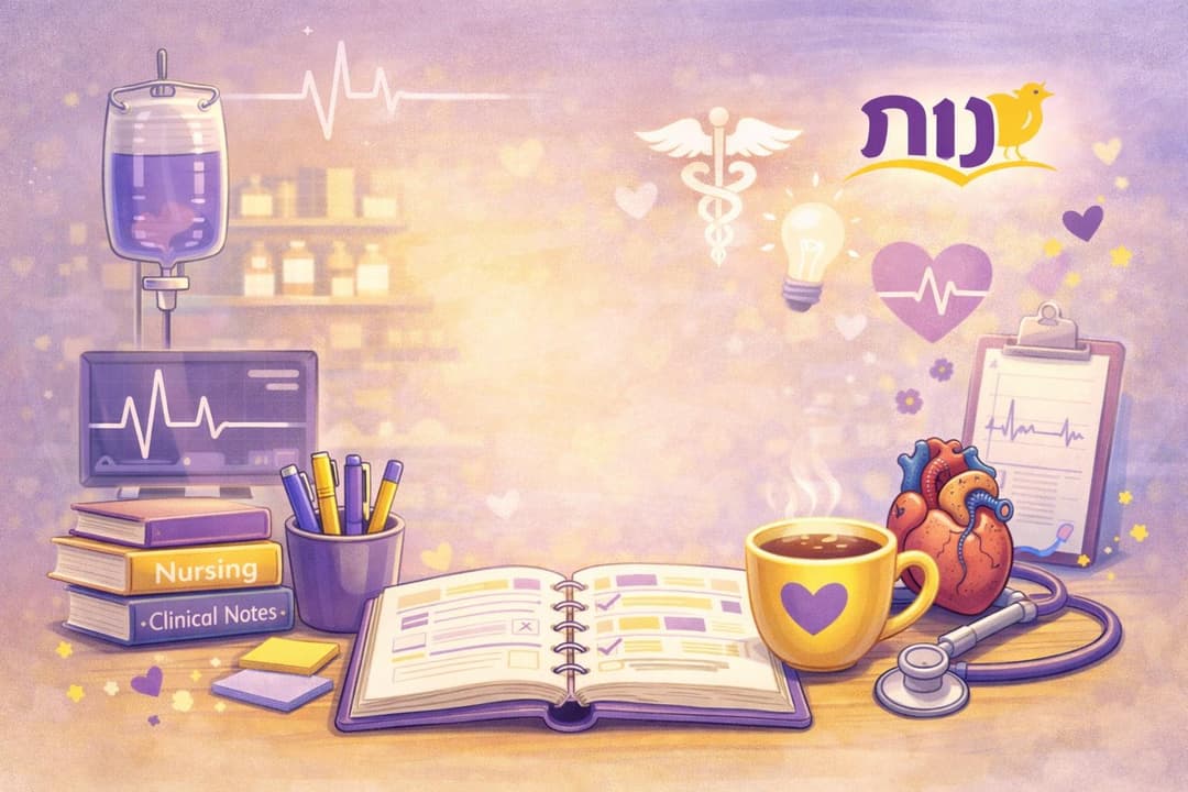 כריכת המלווה הקליני – חוברת תהליכים לסטודנטים לסיעוד
